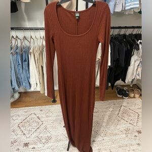 Wild fable long sleeve ribbed dress